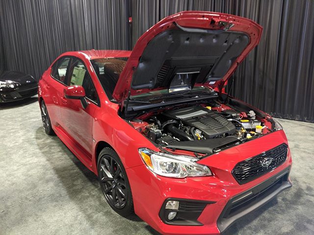 Subaru enthusiasts rejoice; this gleaming red 2019 Subaru WRX on display at the Texas Auto Show is ready for you! See it in the Centennial Building. #TXautoshow